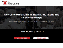 Tablet Screenshot of firechiefsummit.com